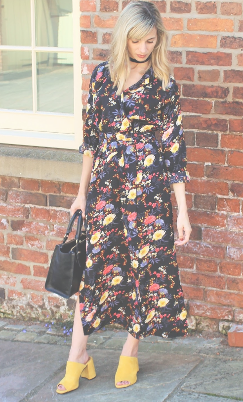 Amada Floral Shirt Dress | W2W