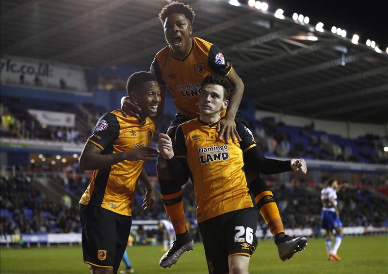 Hull celebrate a goal as they overcome Reading at the Madejski CHAMPIONSHIP PLAY-OFF PREVIEW...