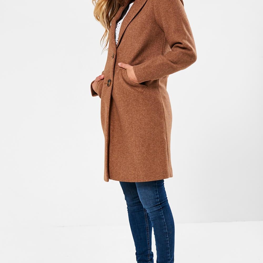 Veronica Coat in Light Camel