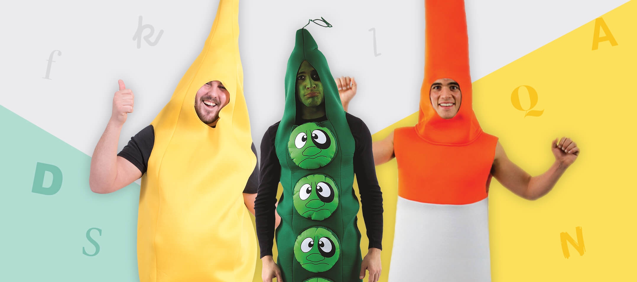 Funniest Unisex Letter Theme Costume Ideas Blog Joke.co.uk
